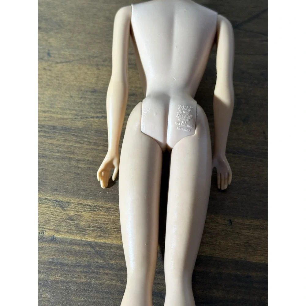 Vintage 1962 Midge Barbie Doll Straight Leg Blonde Hair Mattel Patented⁠ Parts - Picture 12 of 13